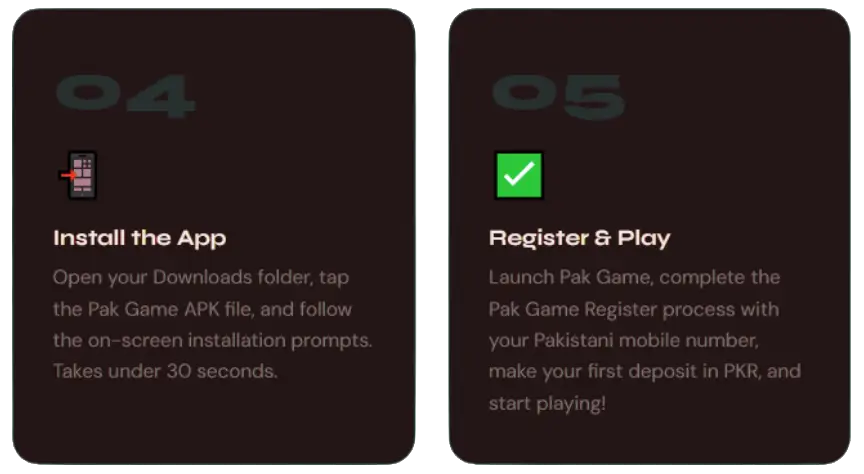 Download & Install Pak Game APK