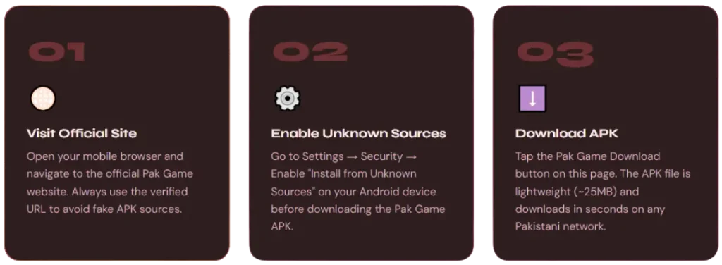 How to Download & Install Pak Game APK