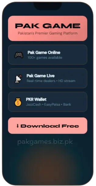 PAK GAME Pakistan's Premier Gaming Platform